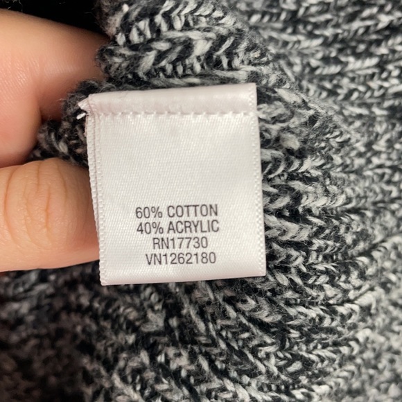 Converse Space Gray Full Zip Up Sweater Jacket - Picture 7 of 8